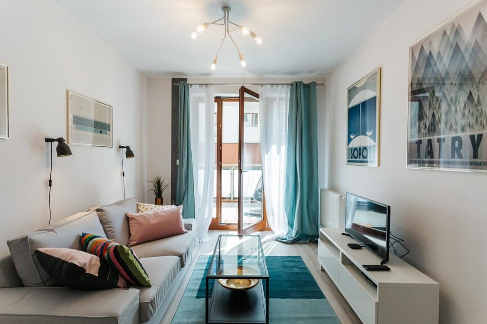 Nica Old Town Free Parking Spacious Sunny Terrace Apartment in Krakow
