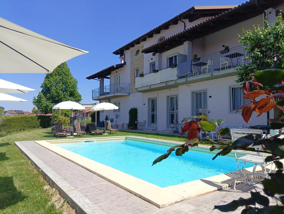 Property building, Pool view