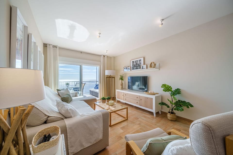 Living room, Seating area, Sea view