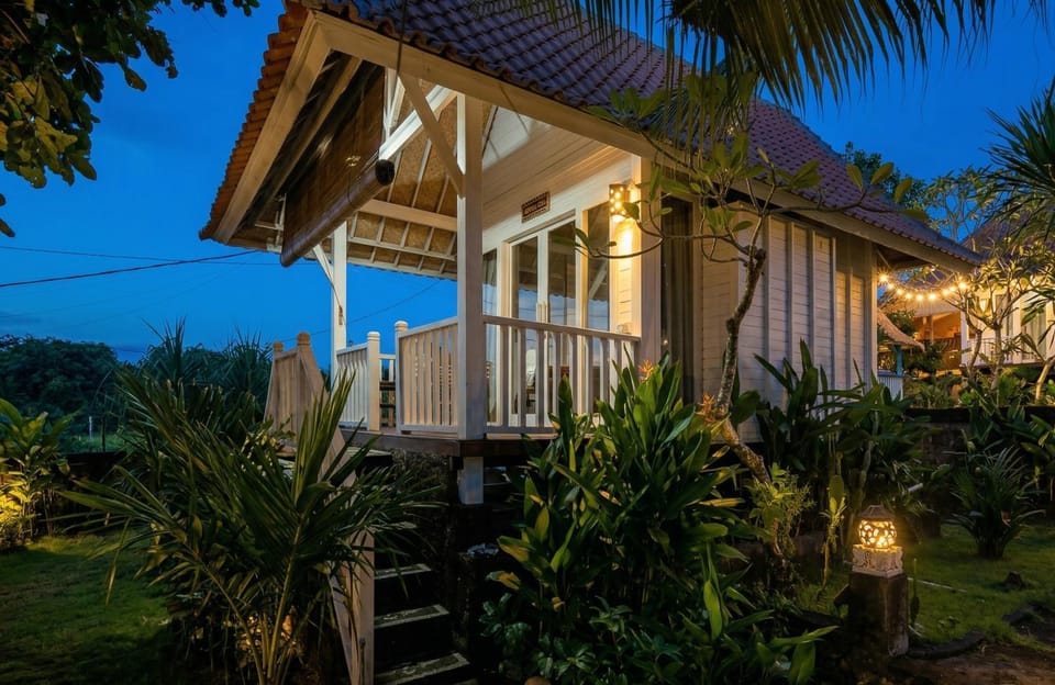 Property building, Garden view