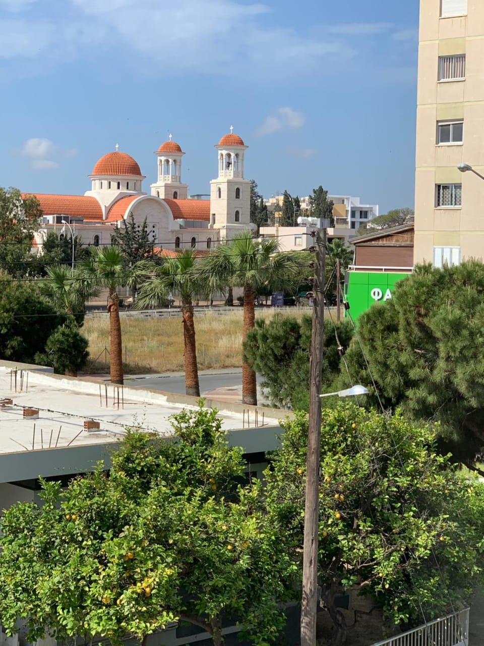 Nearby landmark, City view, Street view