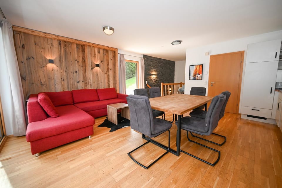 Living room, Seating area, Dining area