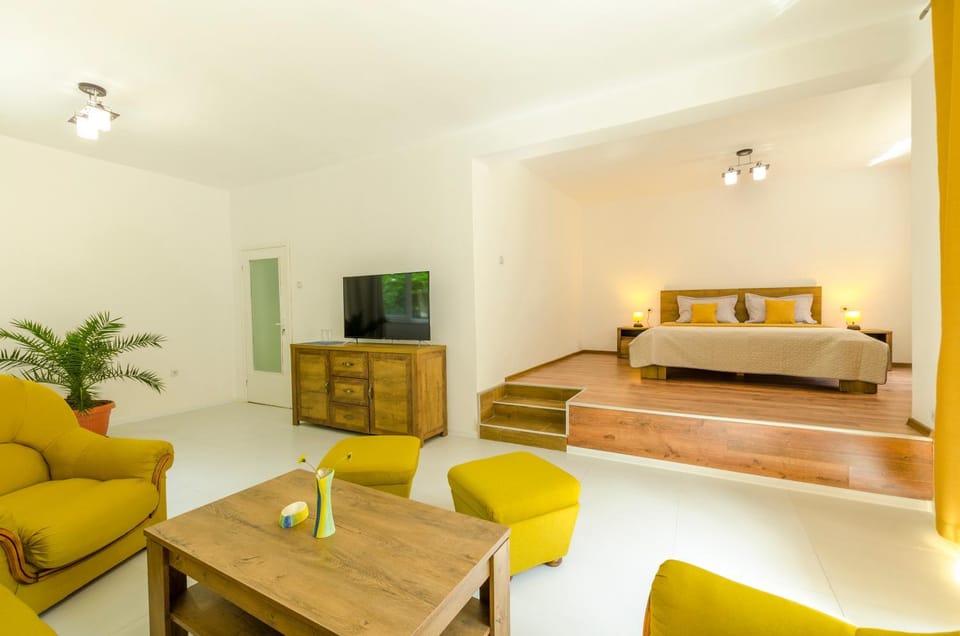 Living room, Seating area, Bedroom