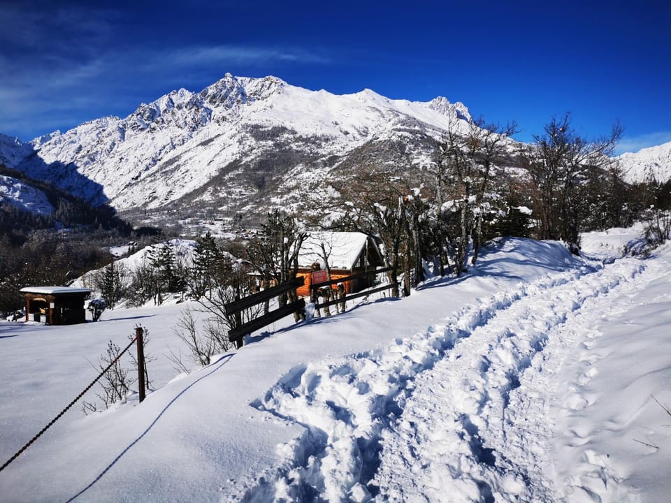 Natural landscape, Winter, Hiking
