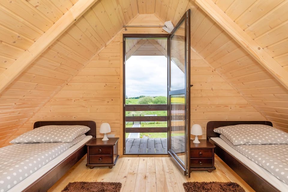 Domki letniskowe NA FALI Nature lodge in West Pomeranian Voivodeship, Poland