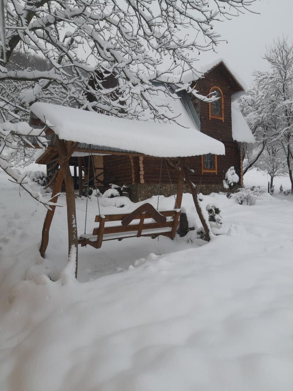 Дерев'яний будинок з банею Apartment in Lviv Oblast