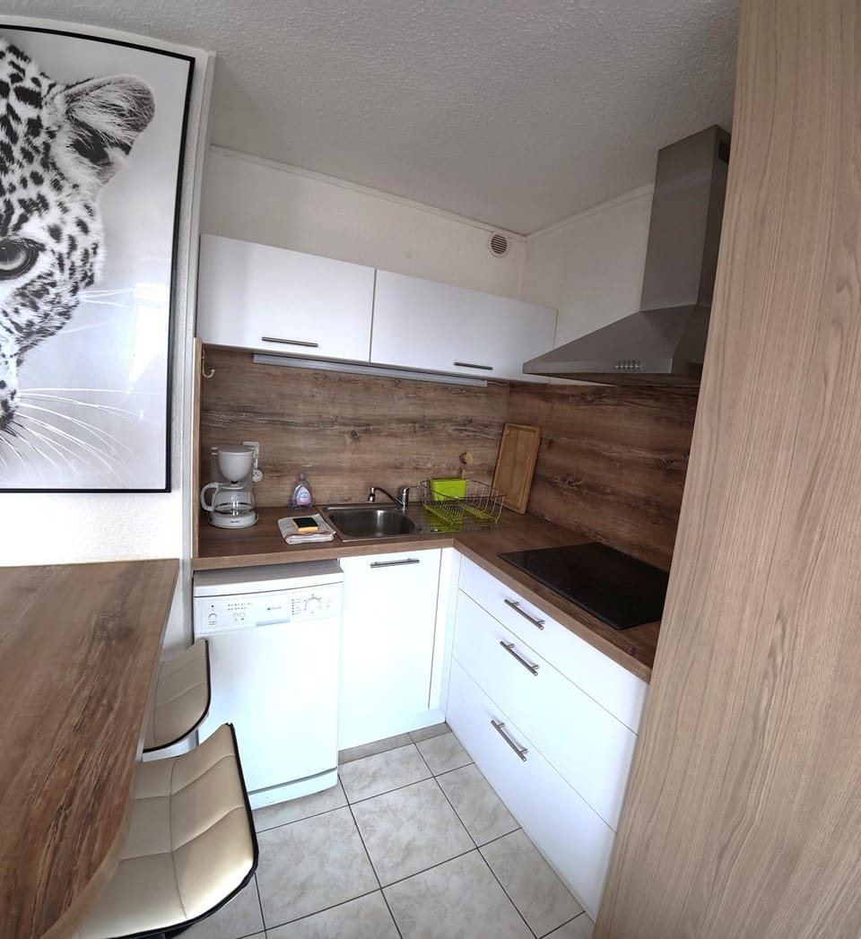 Coffee/tea facilities, Kitchen or kitchenette, Dining area, internet, stove
