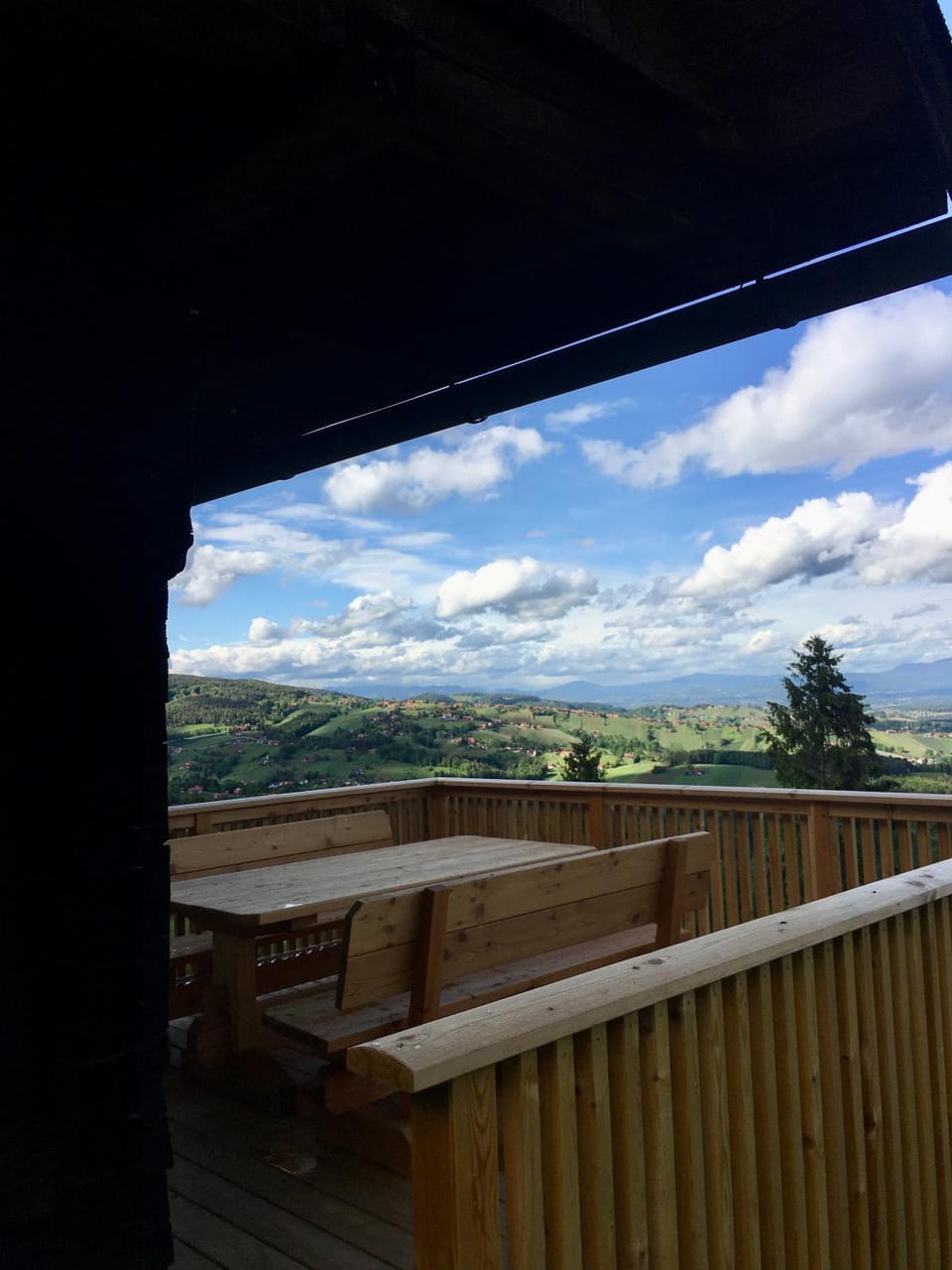 Balcony/Terrace, Seating area, Mountain view