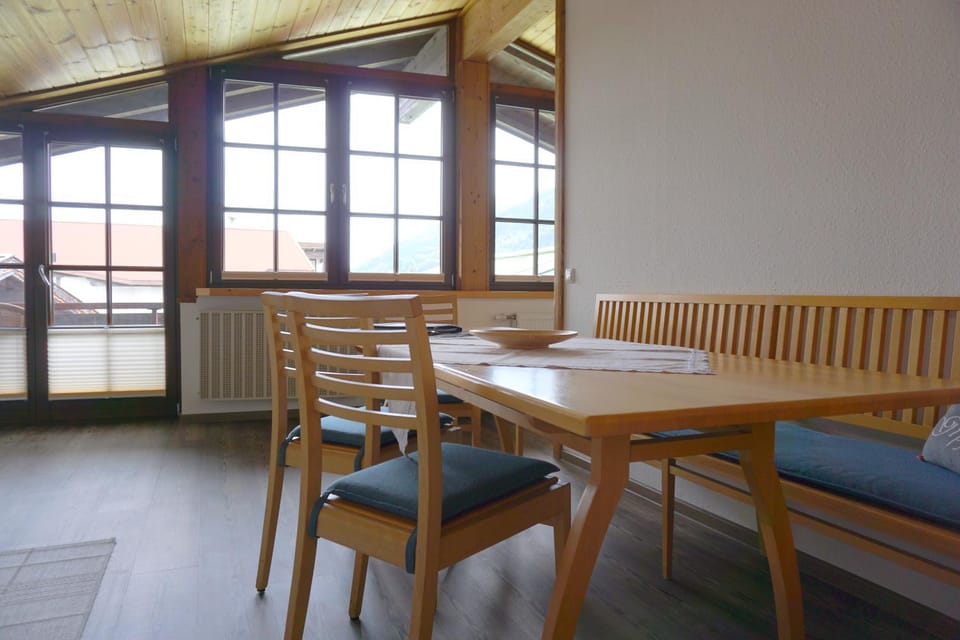 Living room, Seating area, Mountain view