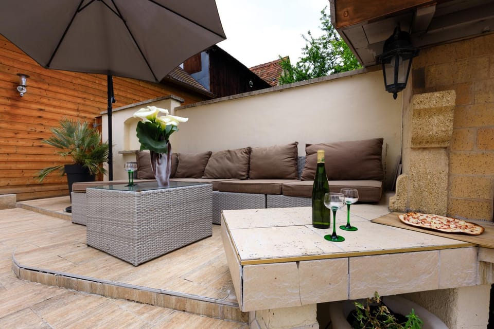 Property building, Patio, Living room