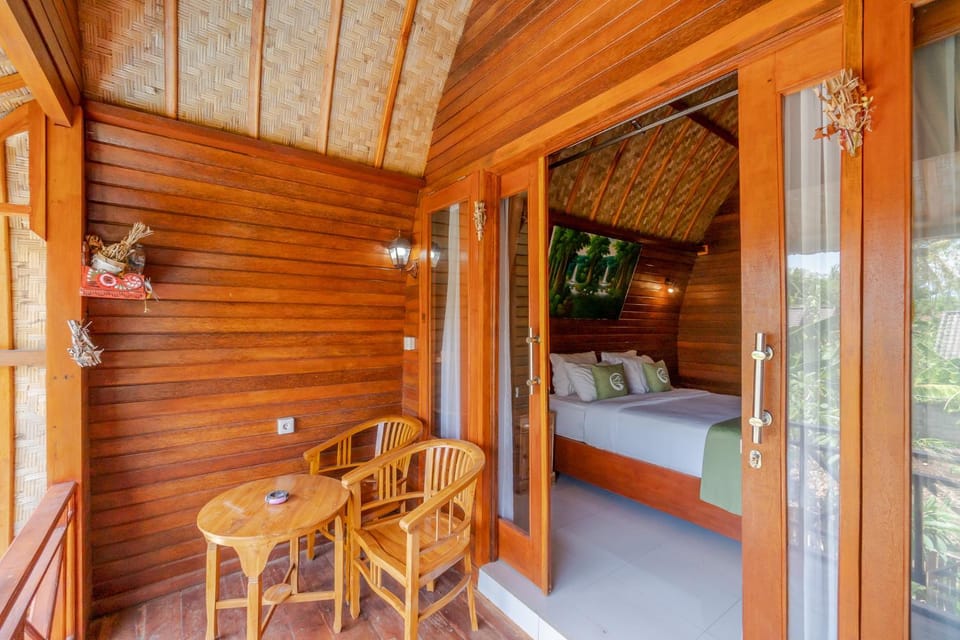 Patio, Bed, Balcony/Terrace, Bedroom