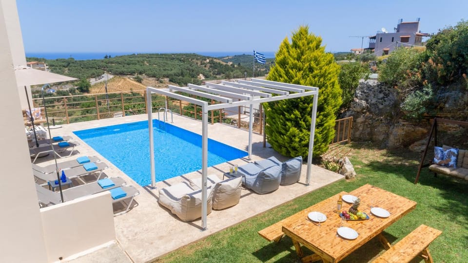 Cretan Sunny Villa With Heated Pool Villa in Crete