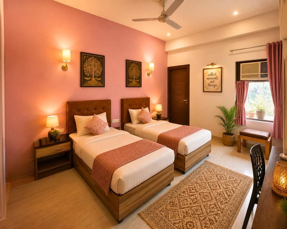 Photo of the whole room, Bedroom
