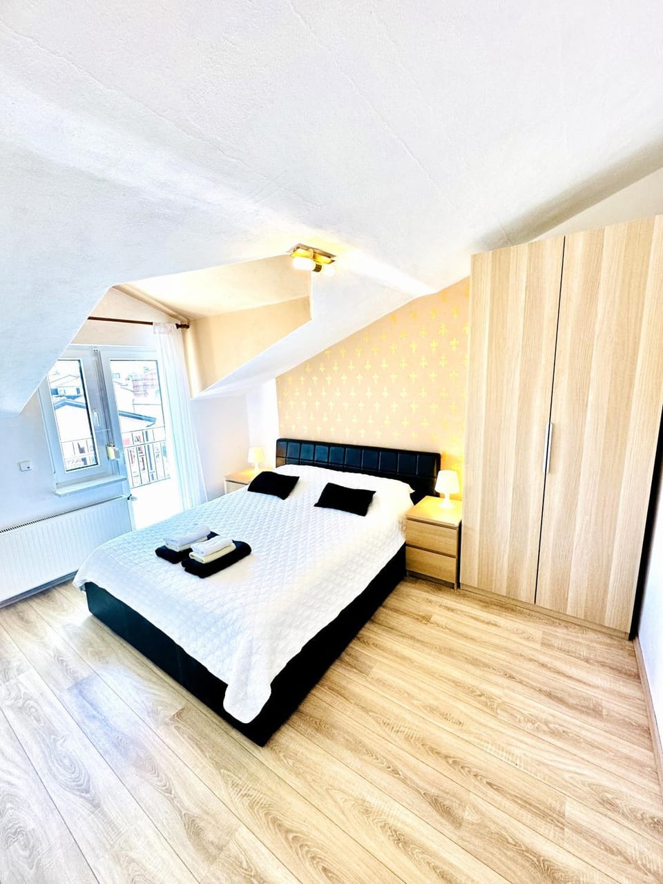 Bed, Bedroom, wardrobe