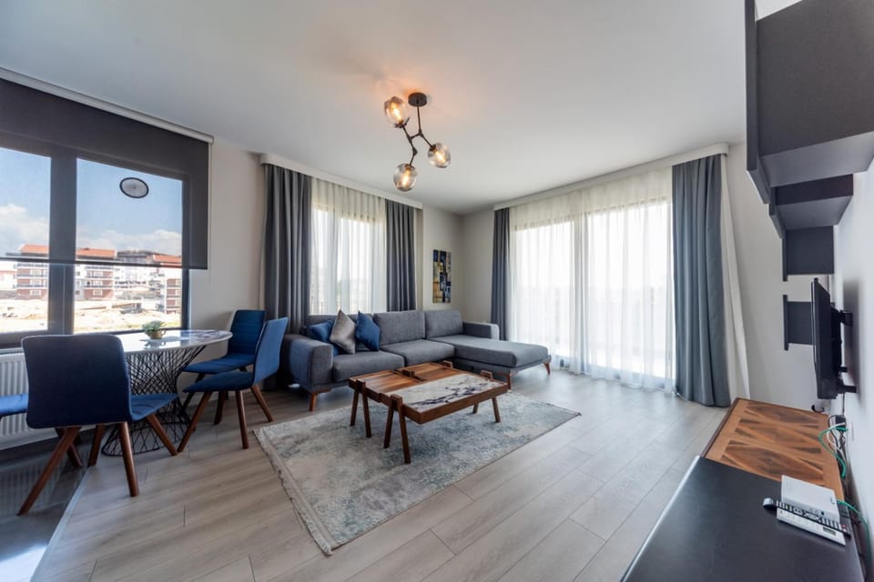 Living room, Seating area, Dining area
