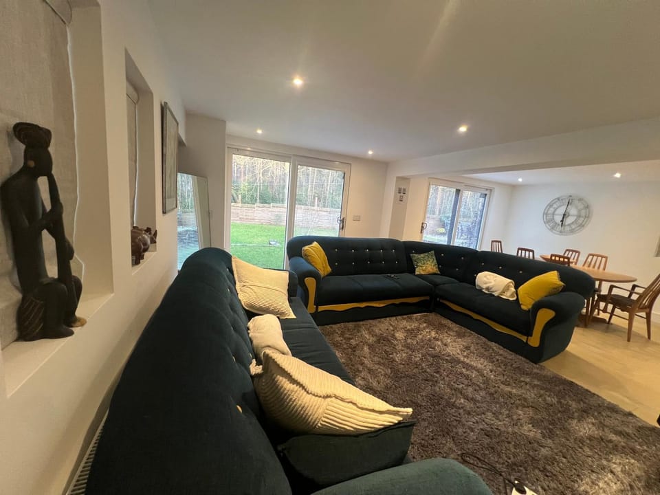 Living room, Seating area, Dining area