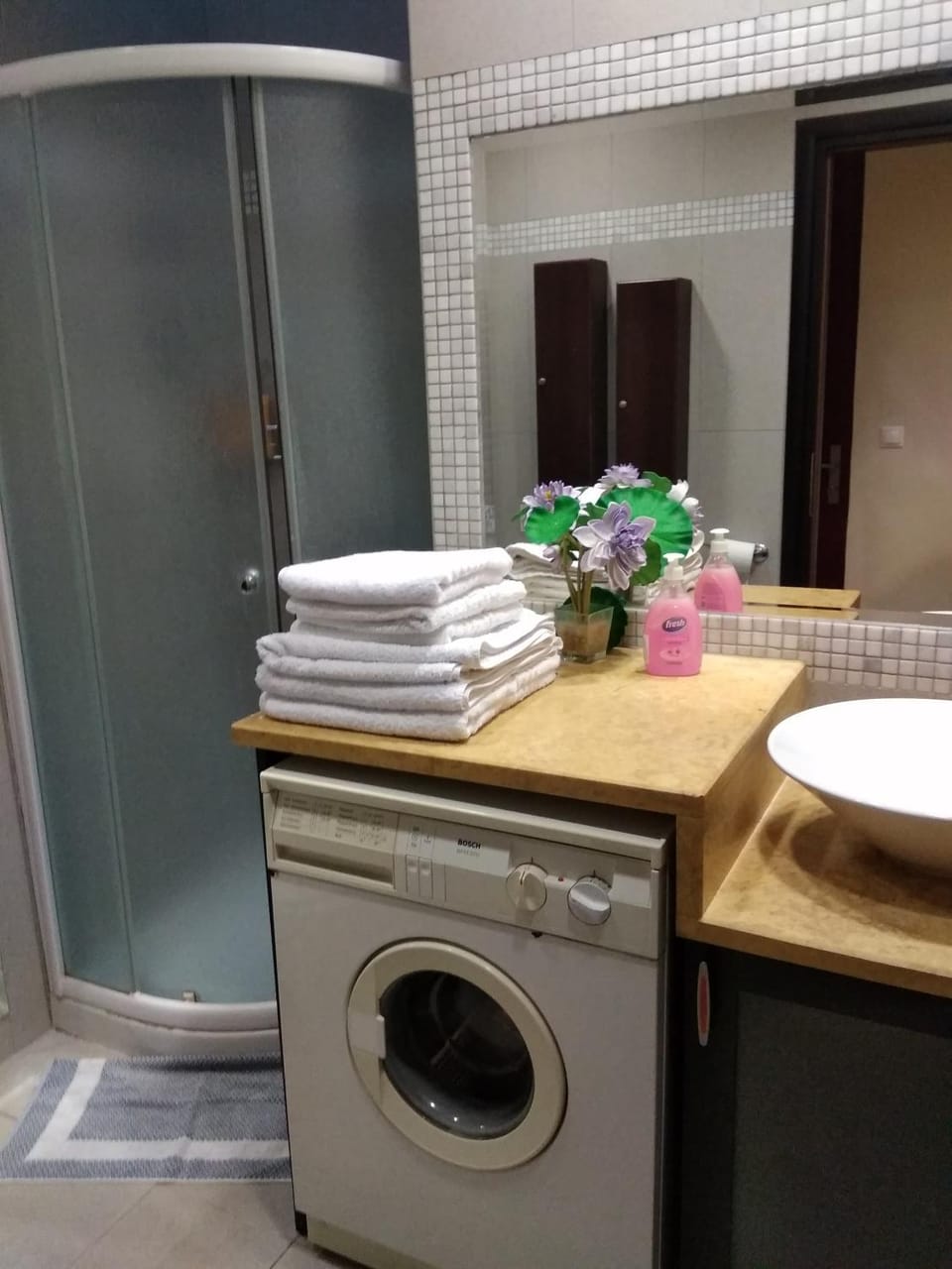 Shower, Toilet, Bathroom, washing machine