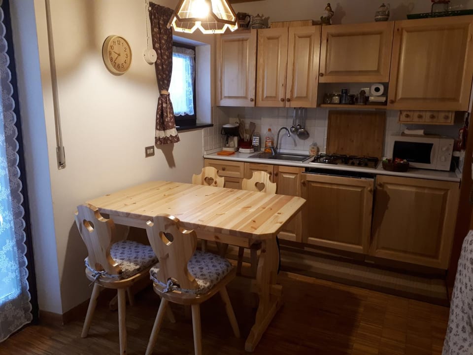 Kitchen or kitchenette, Dining area