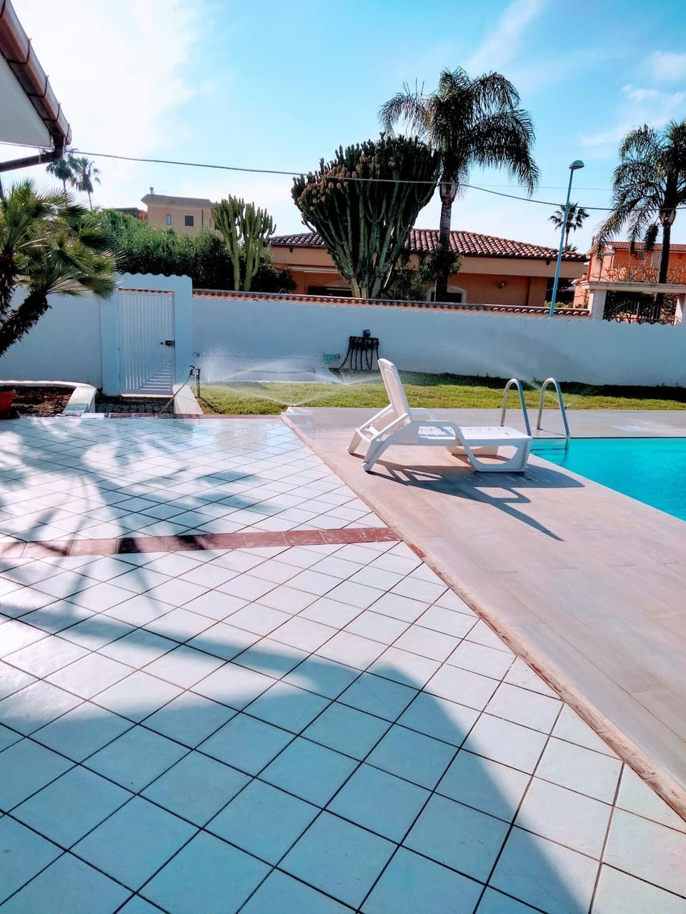 Day, Pool view, sunbed