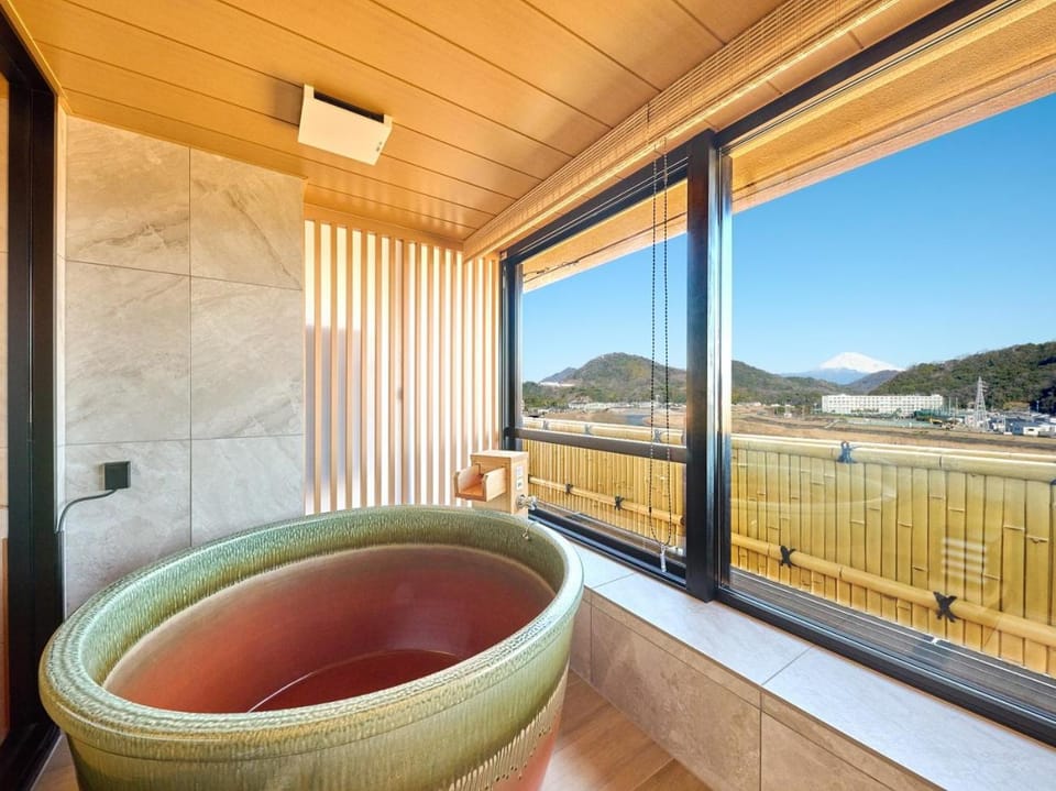 Hot Spring Bath, Bathroom, View (from property/room), View (from property/room), Open Air Bath