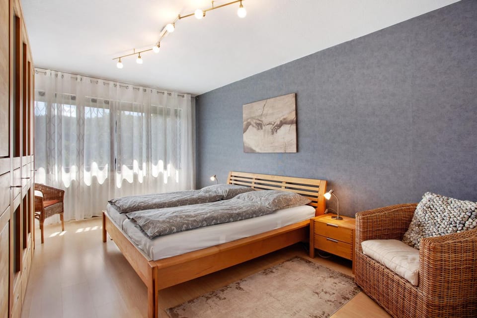 Property building, Living room, Bedroom