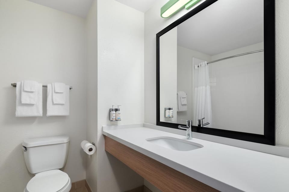Shower, Toilet, Bathroom, towels