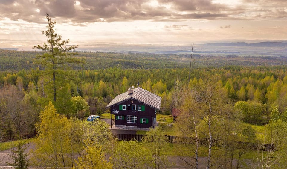 Property building, Neighbourhood, Natural landscape, Bird's eye view