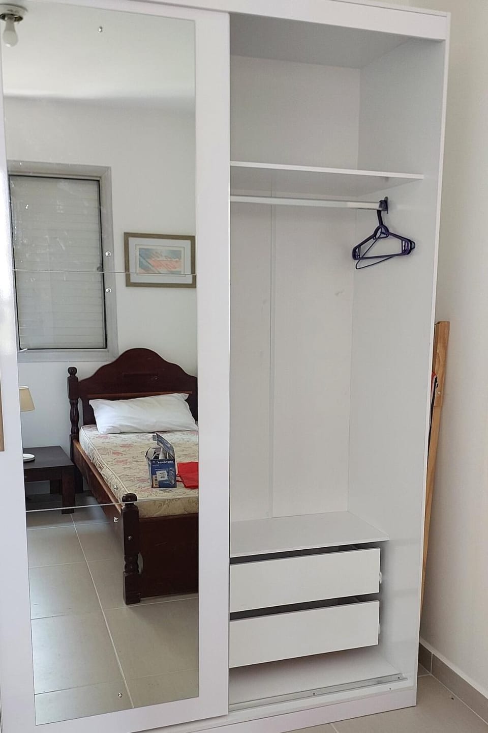 Bed, Photo of the whole room, Bedroom, wardrobe