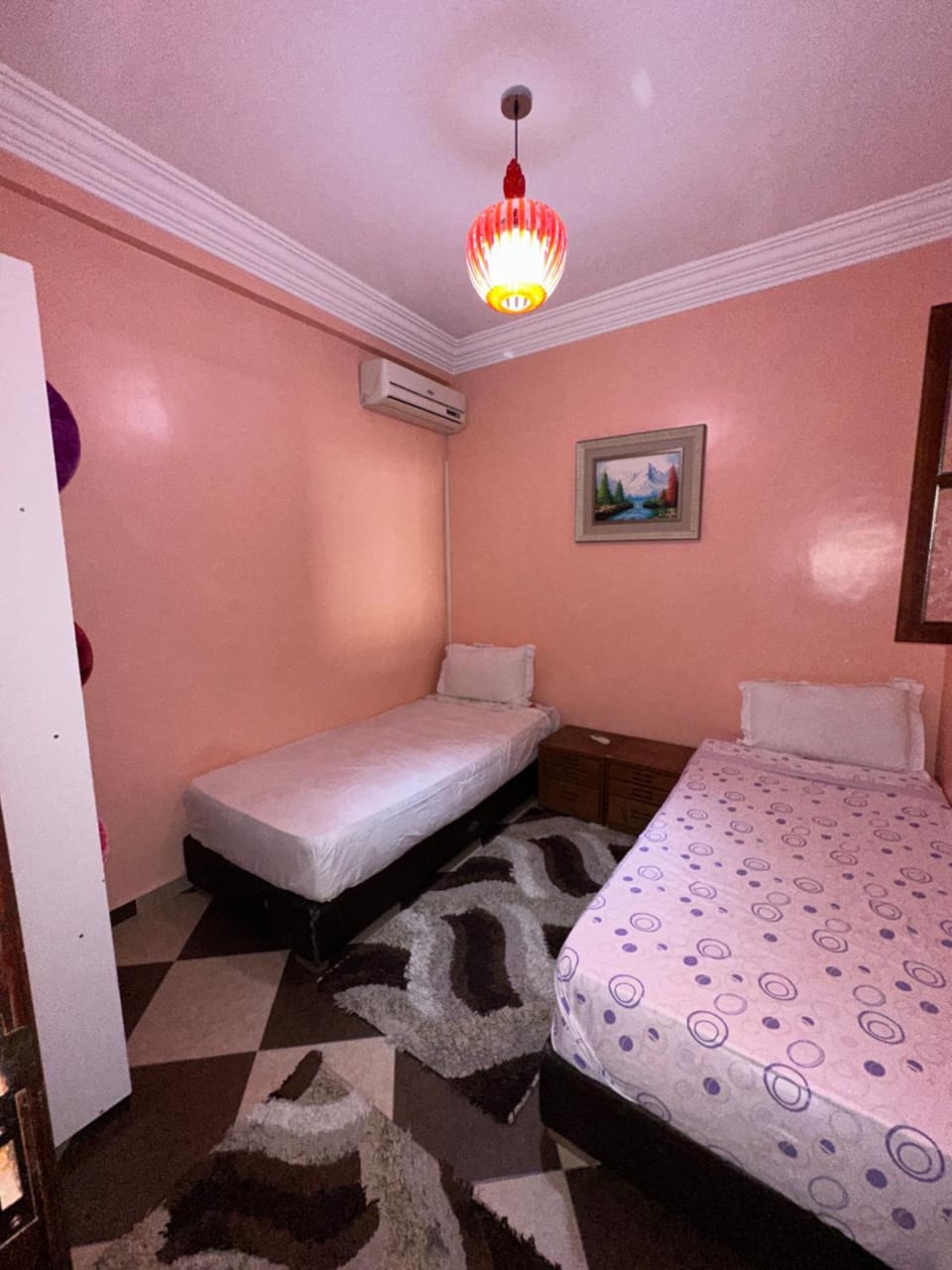 Bedroom, air conditioner