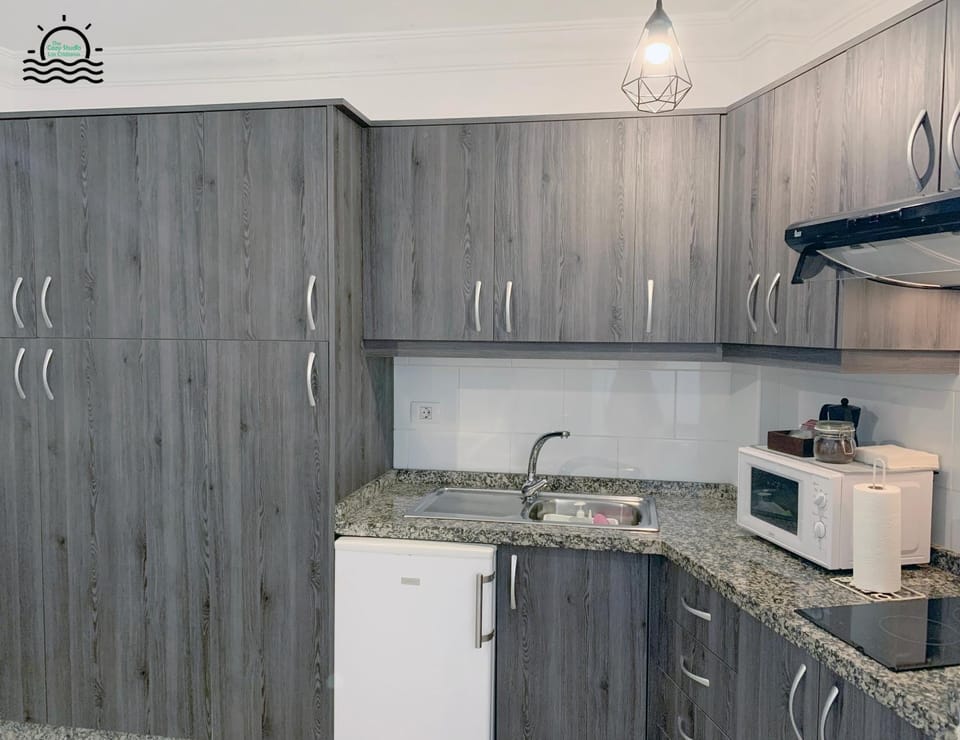 Kitchen or kitchenette, minibar, toaster