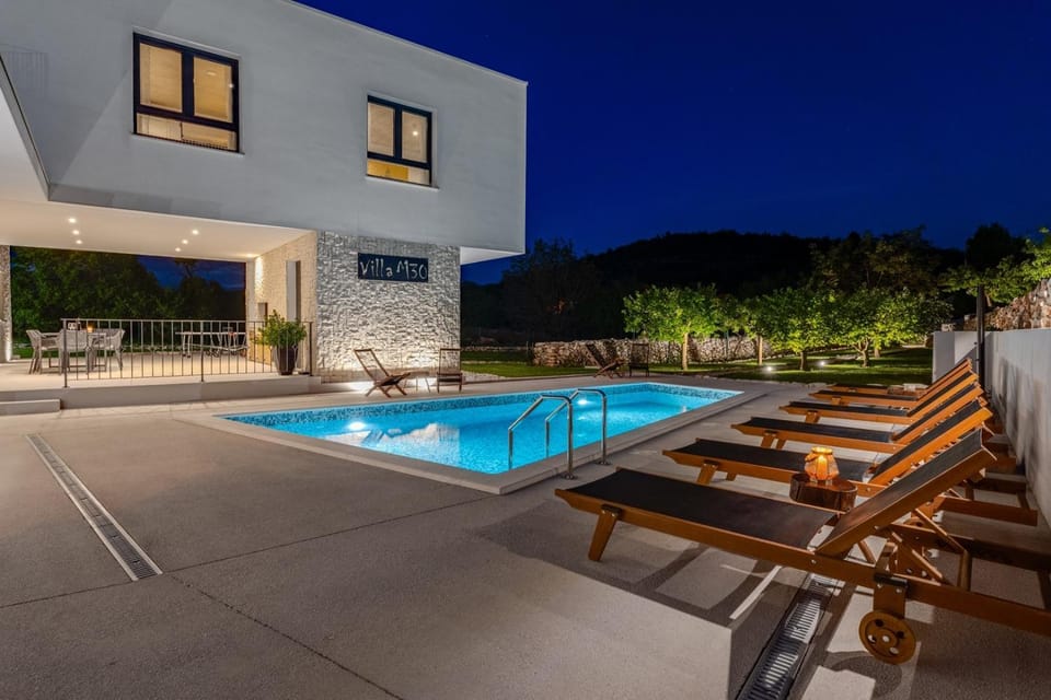 Modern Villa M30 with private pool, 3 en-suite bedrooms Villa in Split-Dalmatia County