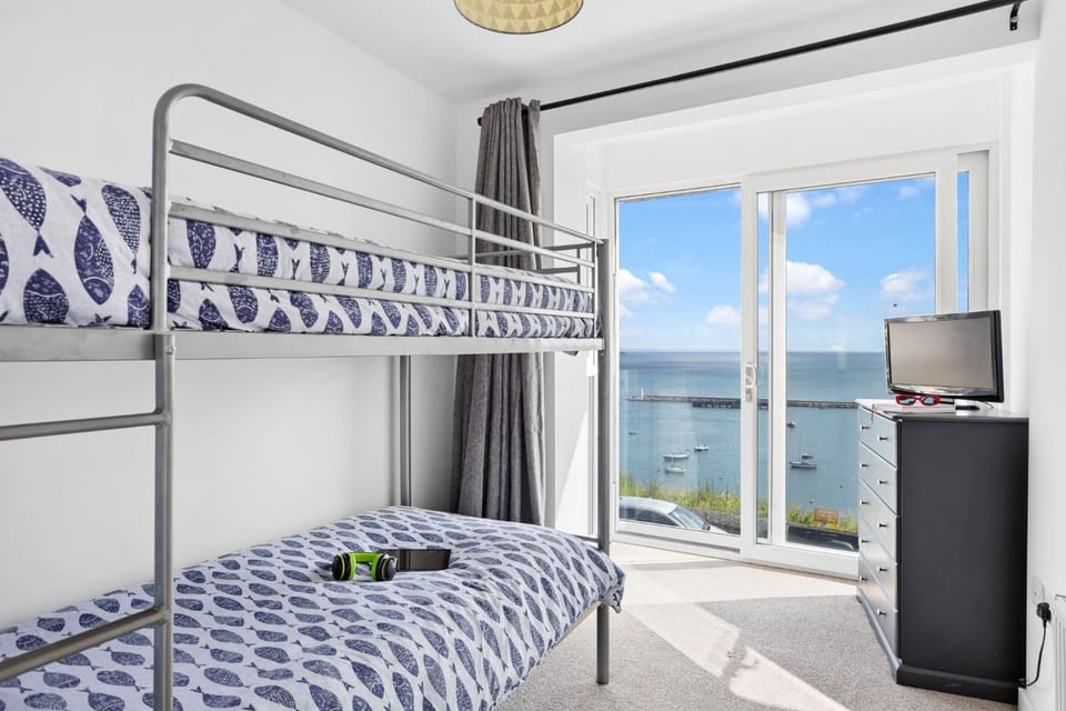 Bed, TV and multimedia, Balcony/Terrace, Bedroom, Sea view