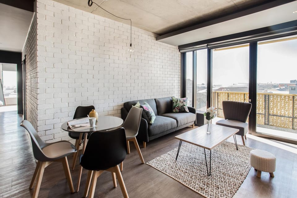Living room, Seating area, Dining area