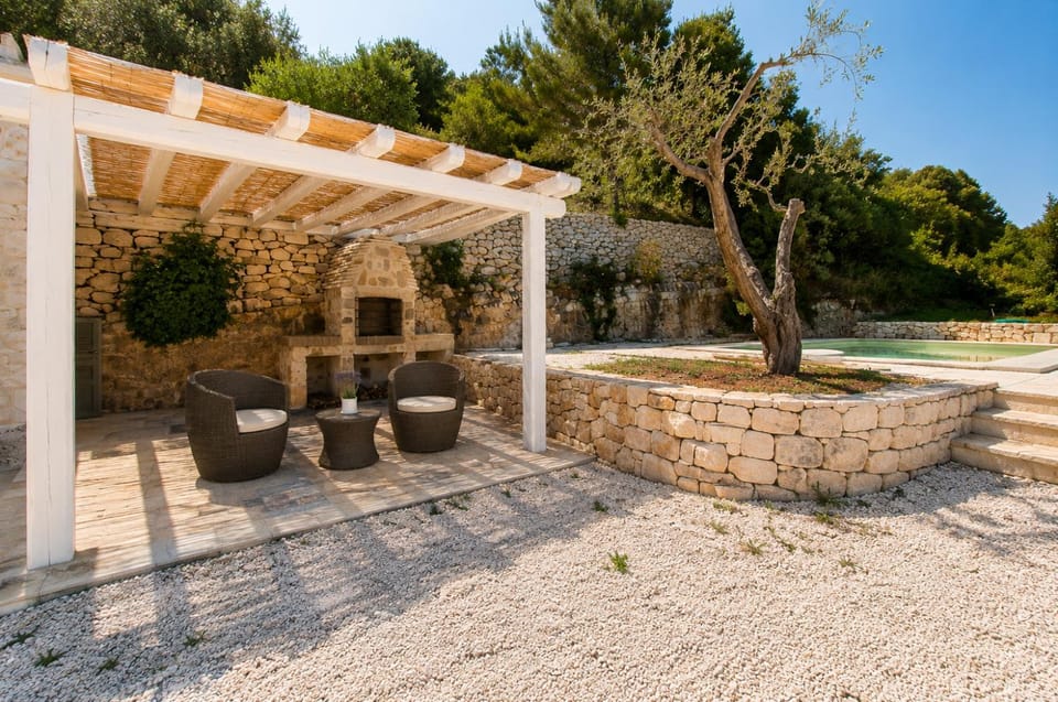Property building, Patio, Swimming pool