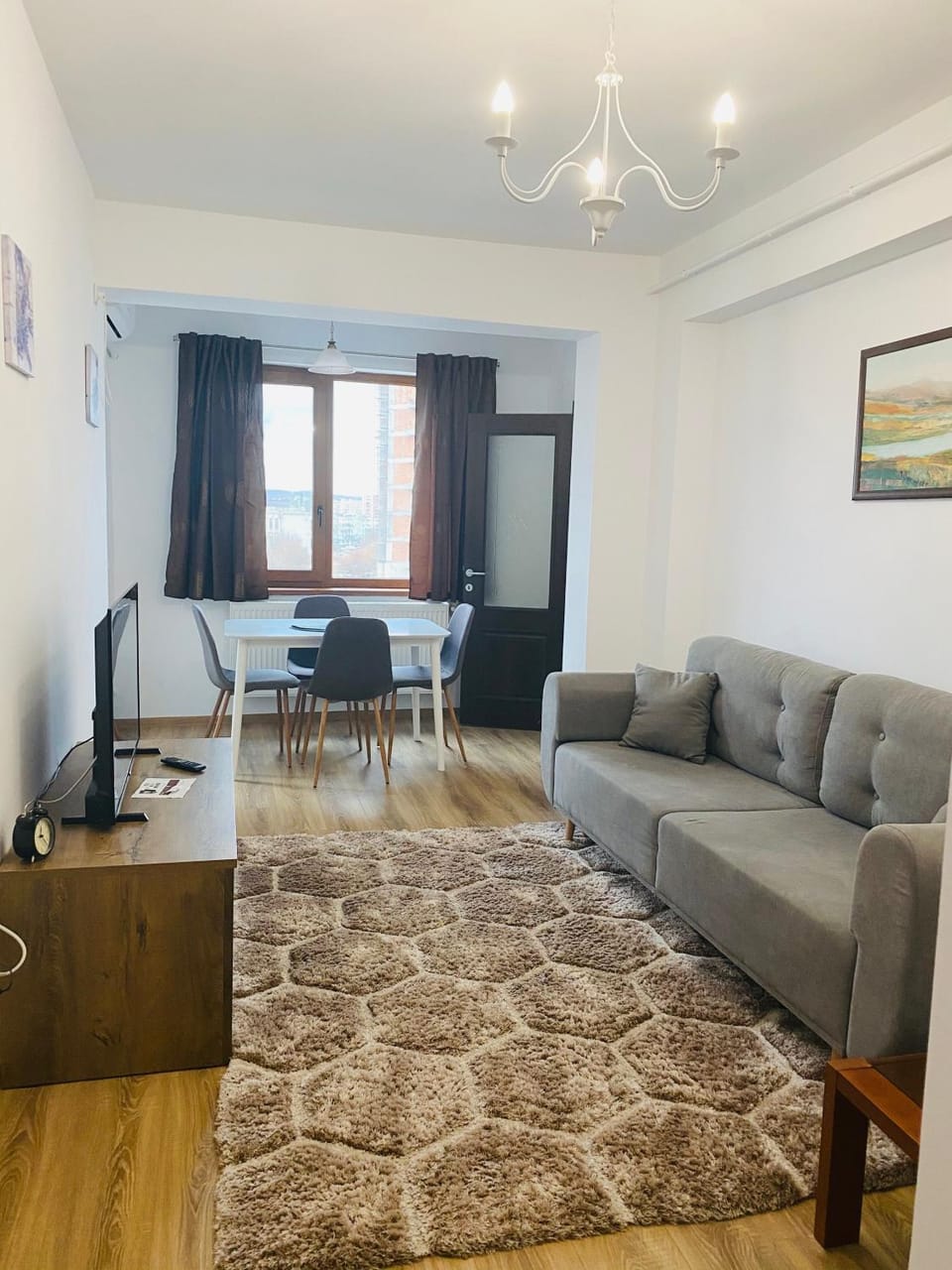 Living room, Seating area, Dining area