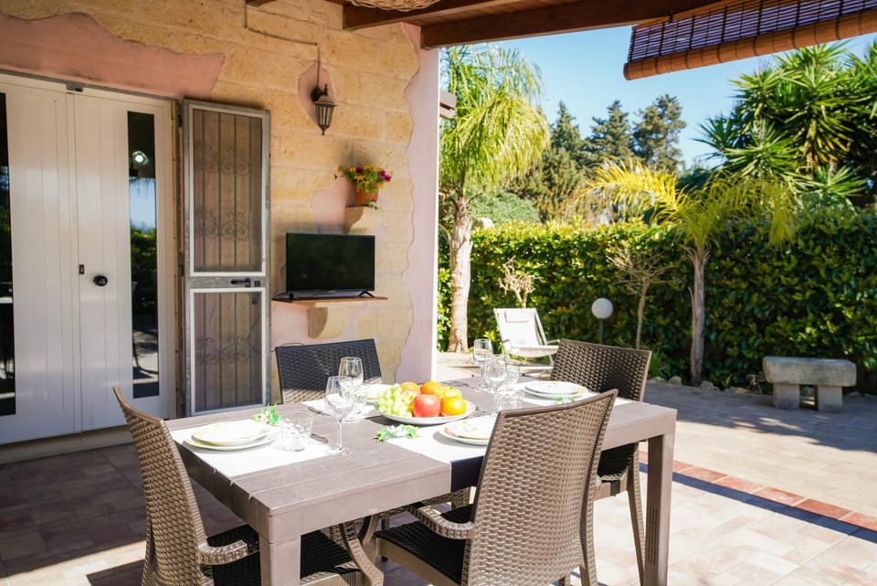 Property building, Patio, Natural landscape, Summer