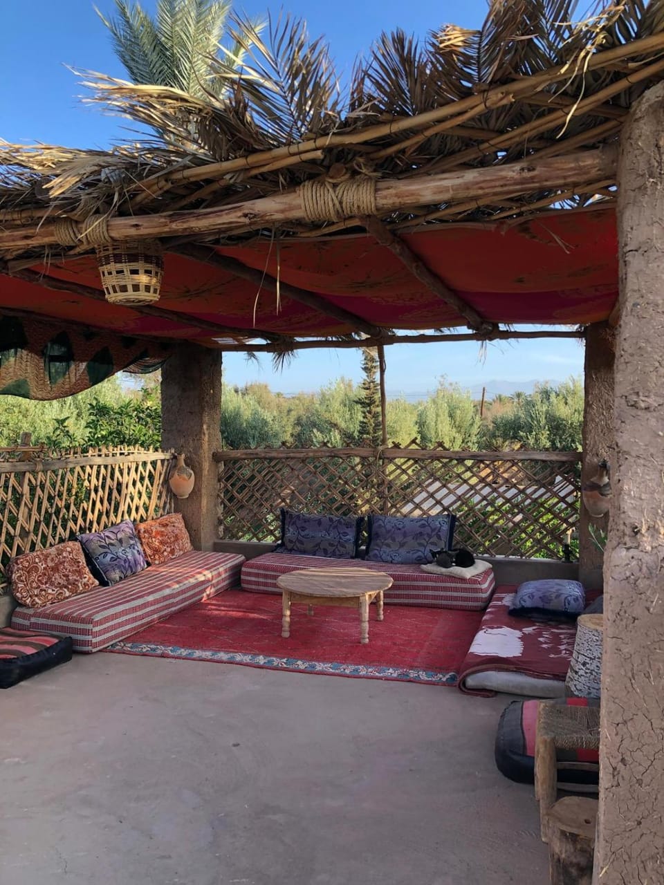 Patio, Day, Garden, View (from property/room), Balcony/Terrace, Living room, Seating area, Garden view