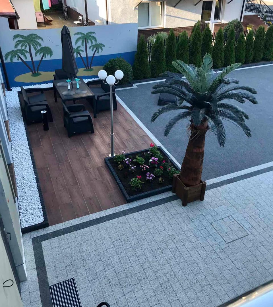 Property building, Patio