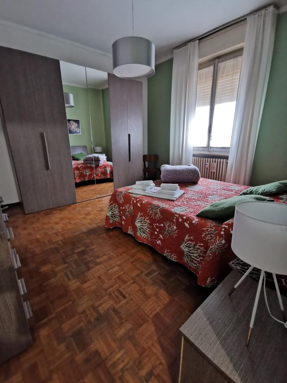 Bed, Photo of the whole room, Bedroom, wardrobe