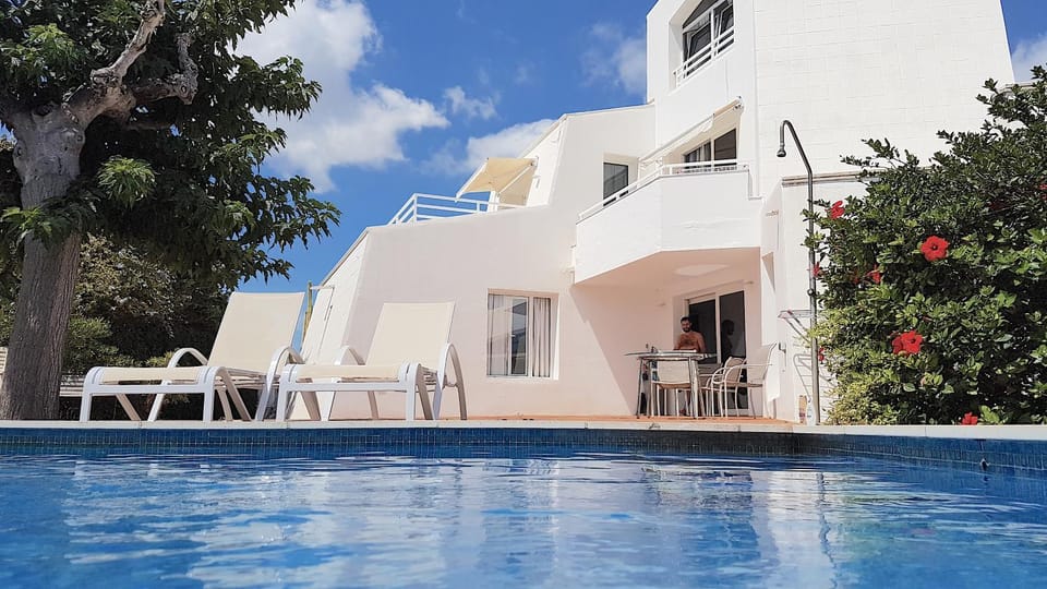 Property building, Day, View (from property/room), Swimming pool, sunbed