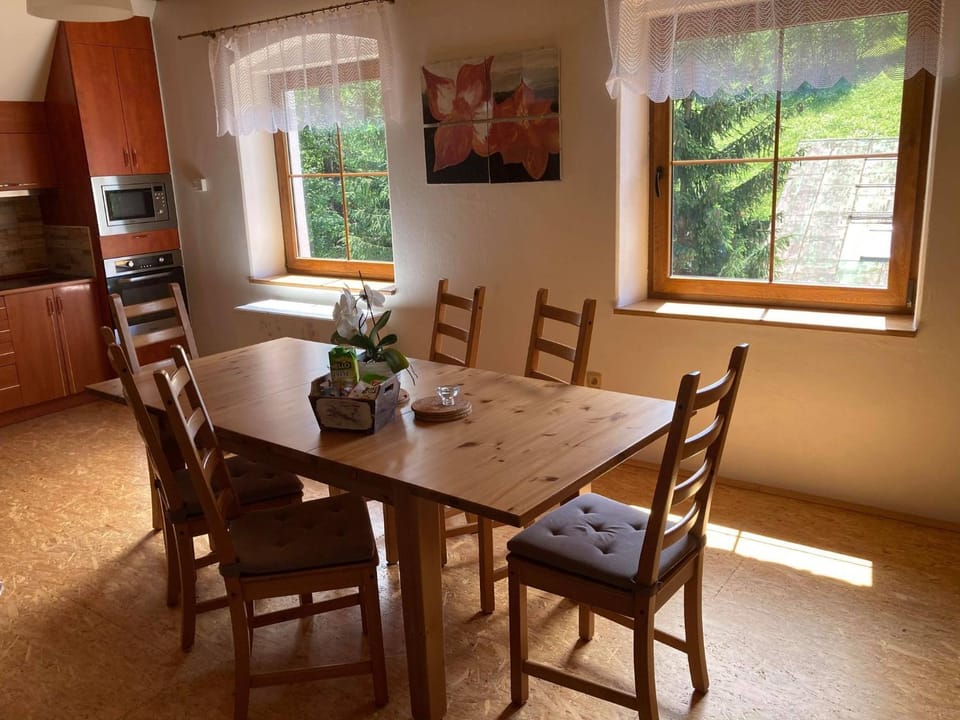 Kitchen or kitchenette, Dining area
