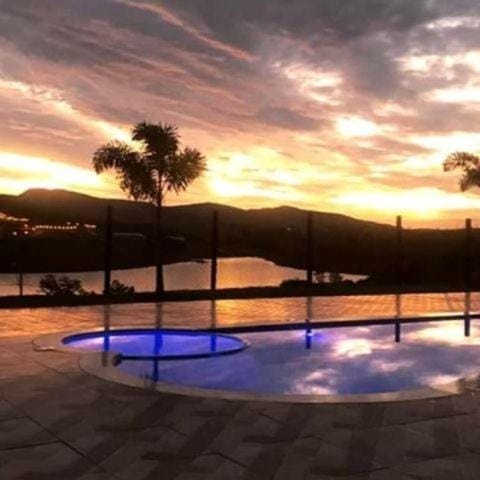 Swimming pool, Swimming pool, Sunrise, Sunset