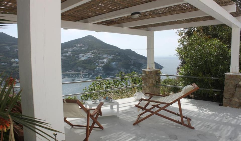Patio, Day, Natural landscape, View (from property/room), Balcony/Terrace, Sea view, sunbed