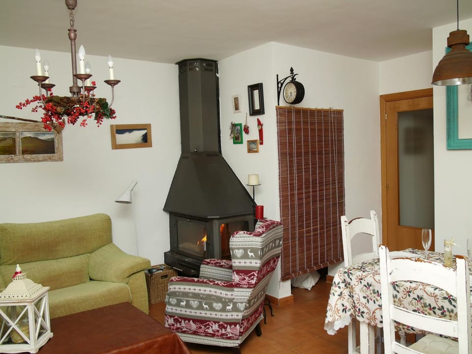 Living room, Dining area, flat iron
