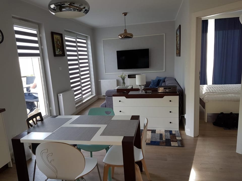 TV and multimedia, Kitchen or kitchenette, Photo of the whole room, Seating area
