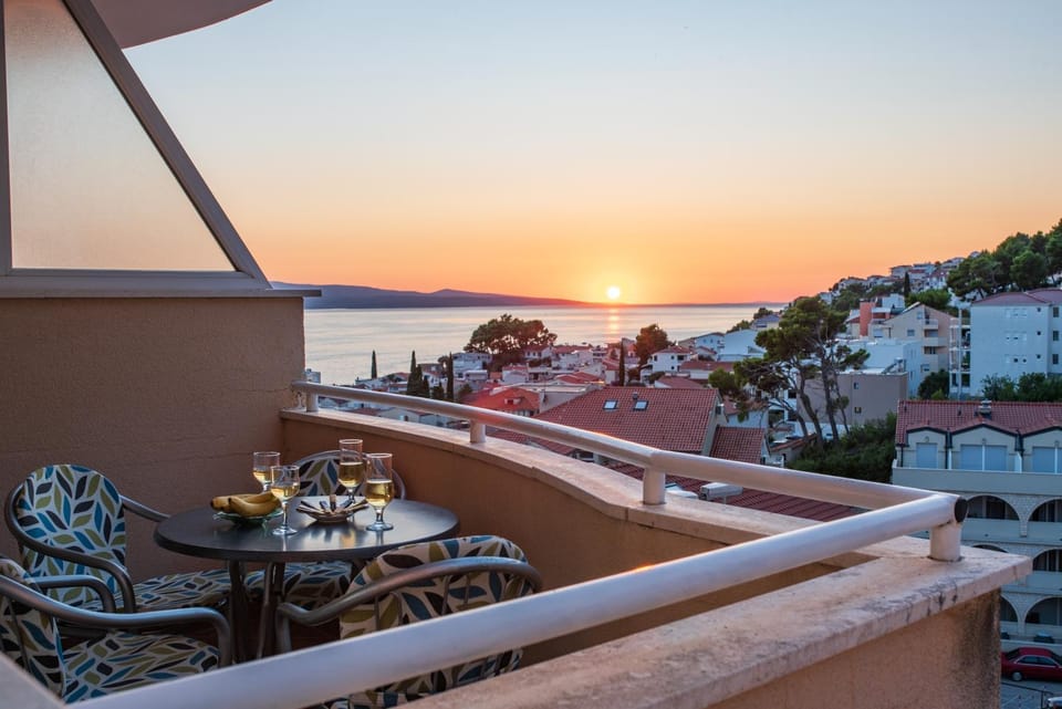 Balcony/Terrace, Sea view, Sunset