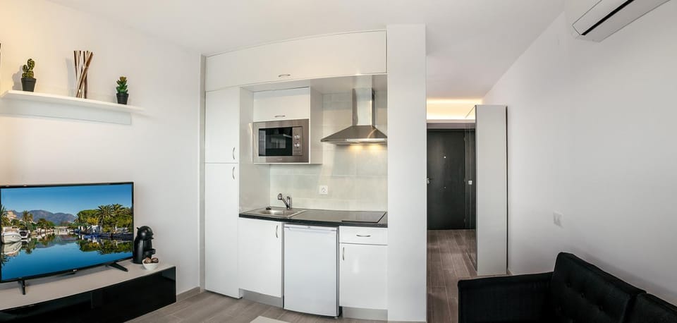 Communal lounge/ TV room, TV and multimedia, Kitchen or kitchenette, Living room, Seating area, Dining area