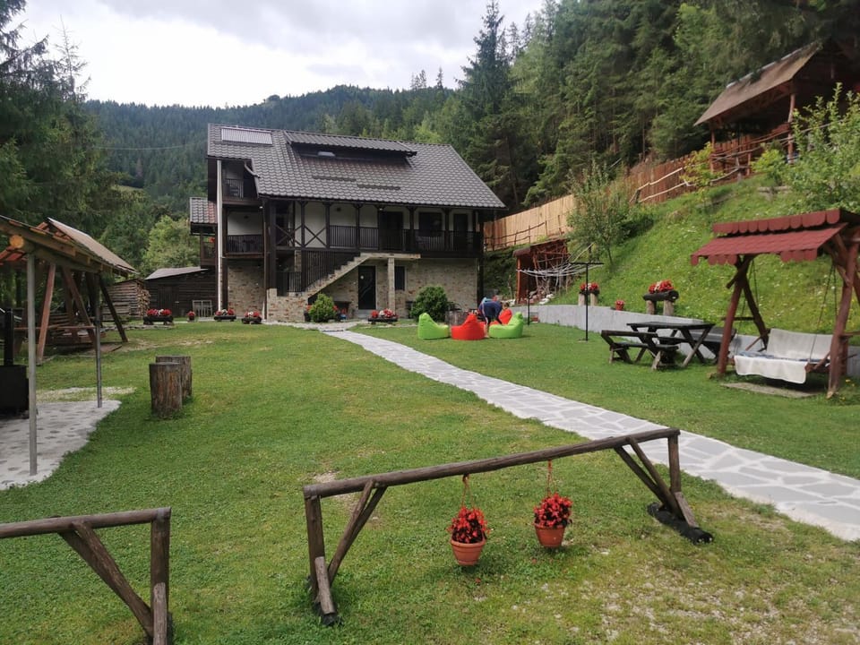 Children play ground, Garden view, Mountain view