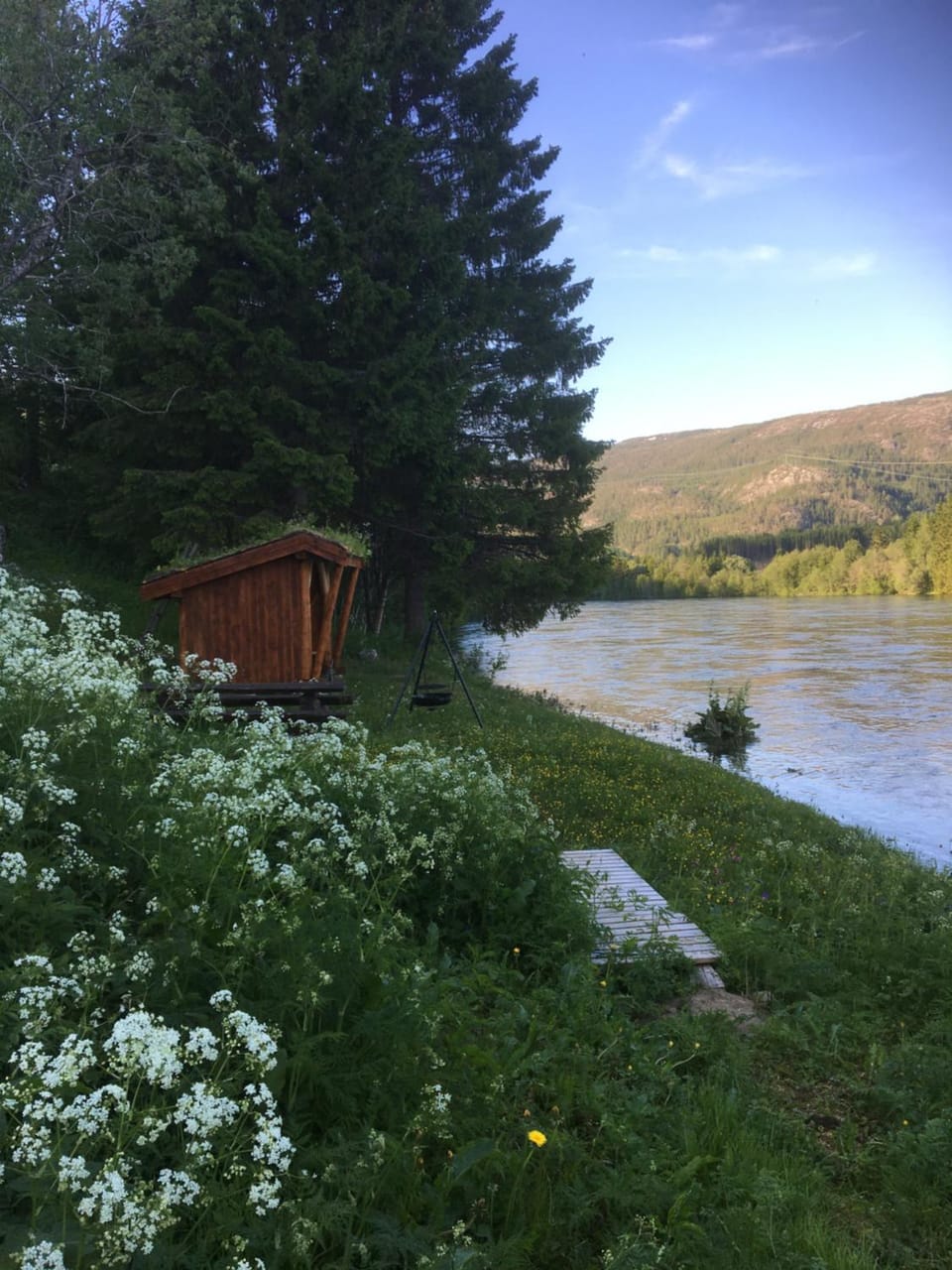 BBQ facilities, River view