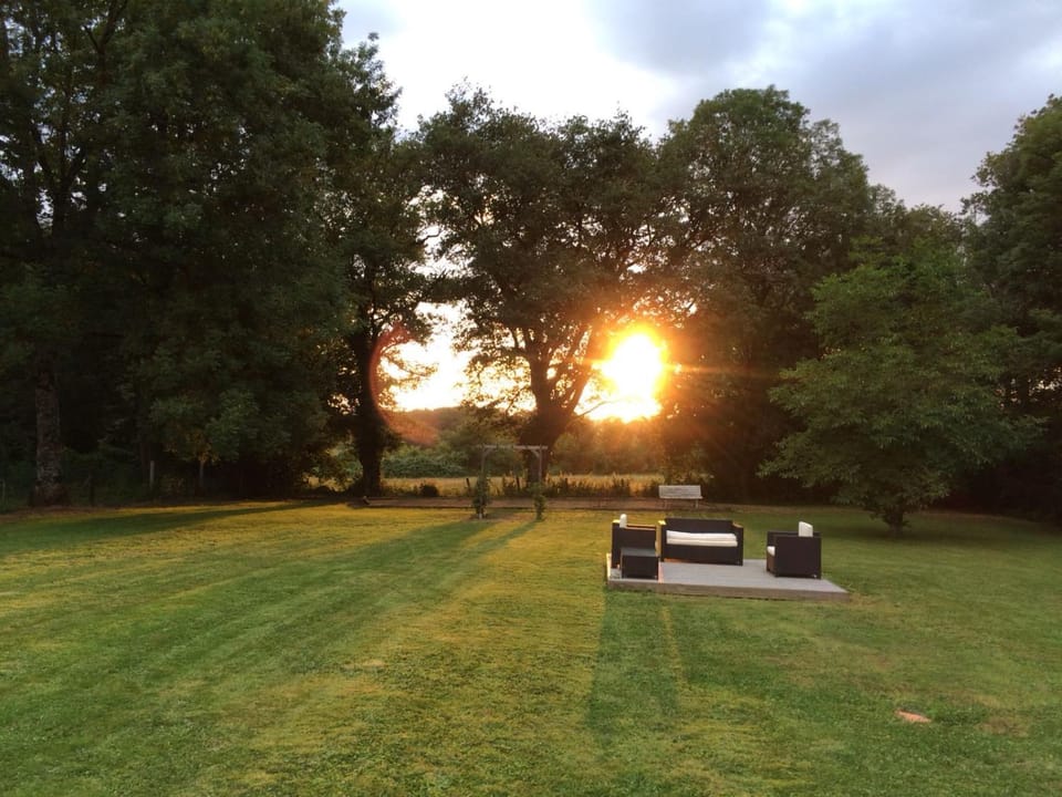 Garden, Sunset